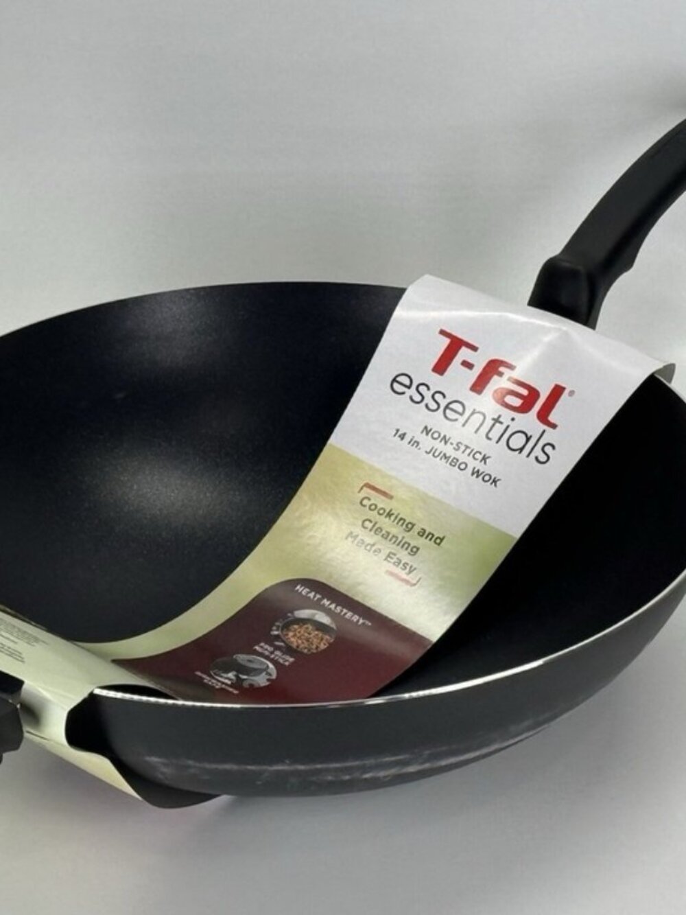 T-Fal Essentials Non-Stick 14in. Jumbo Wok - NEW